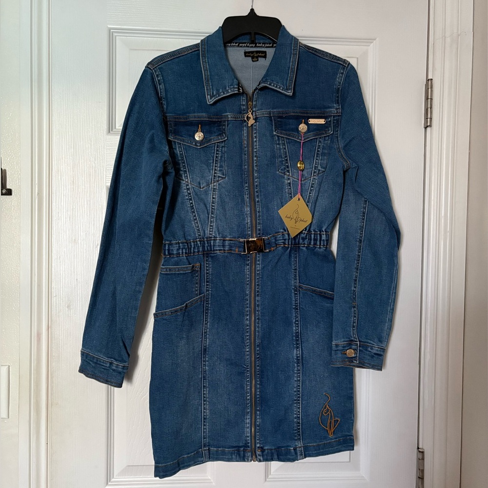 NEW Baby Phat Denim Jacket with Logo Detail